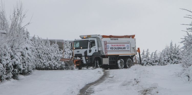 TALAS’TA KIŞ ÇALIŞMALARI YENİDEN BAŞLADI