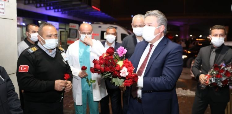 BAŞKAN PALANCIOĞLU, SAĞLIK ÇALIŞANLARINI UNUTMADI