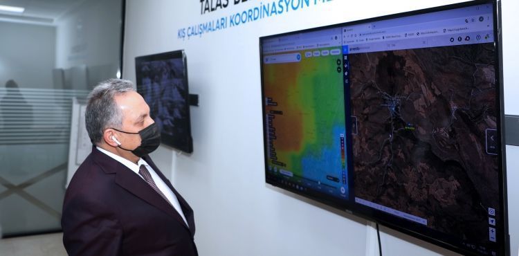 BAŞKAN YALÇIN, KOORDİNASYON MERKEZİ’NDEN KIŞ ÇALIŞMALARINI TAKİP ETTİ
