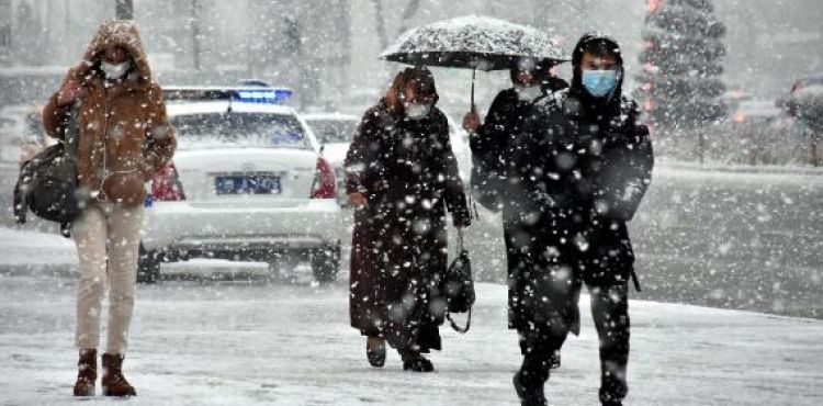 Kayseri'de kar yağışı etkili oldu