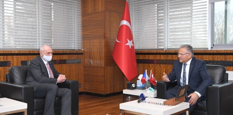 BAŞKAN BÜYÜKKILIÇ, ÇEK BÜYÜKELÇİ’Yİ AĞIRLADI