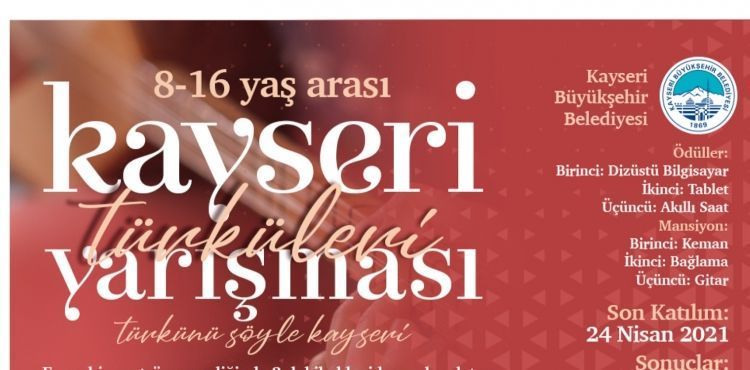 BÜYÜKŞEHİR'İN KAYSERİ TÜRKÜLERİ YARIŞMASI’NA BAŞVURULAR SÜRÜYOR