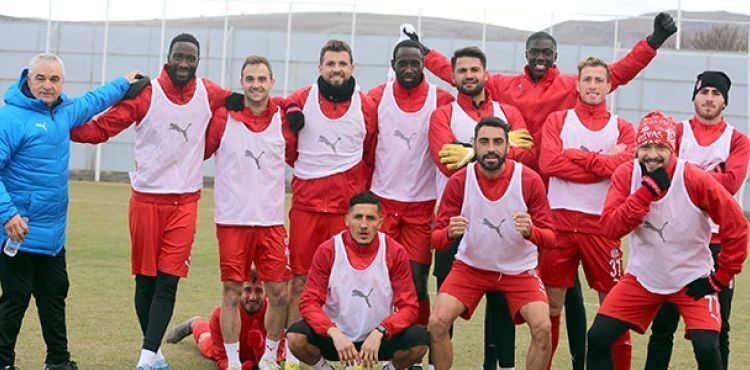 Sivasspor'da, Trabzonspor maçı hazırlıkları sürüyor