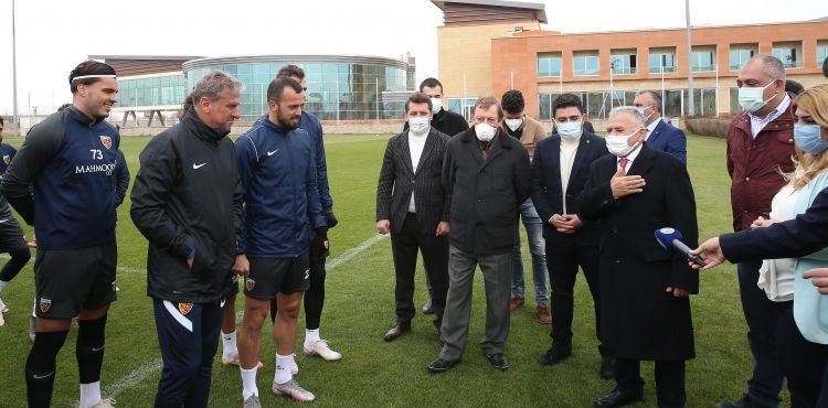 BAŞKAN BÜYÜKKILIÇ KAYSERİSPOR’DA
