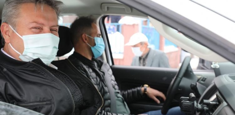 BAŞKAN PALANCIOĞLU SAHADA KARLA MÜCADELE ÇALIŞMALARINA KATILDI