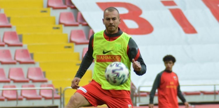 Kayserisporlu Denis Alibec 87 gün sonra formasına kavuştu