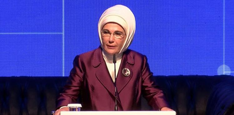 Emine Erdoan'dan 'Dnya Gn' mesaj