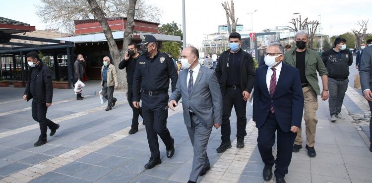 VALİ İLE BAŞKANDAN SAHA DENETLEMESİ