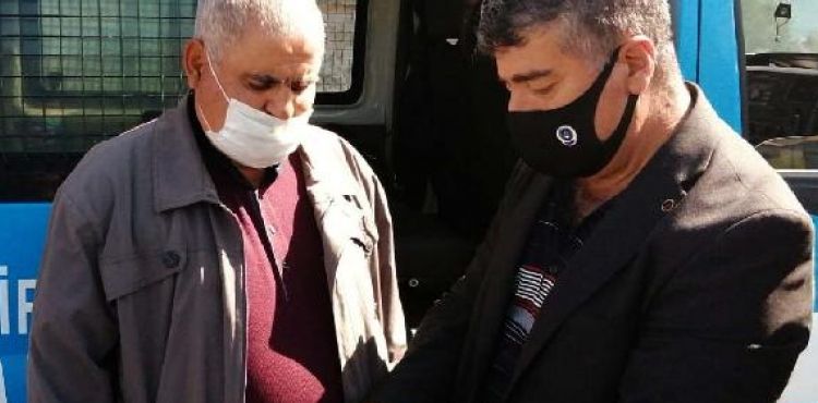 Dilencinin üzerinden 2 bin 200 lira ve 100 euro çıktı