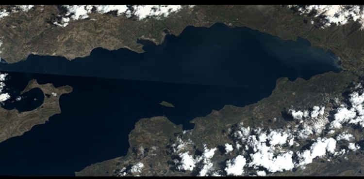 'Göktürk'ün gözünden Van Gölü
