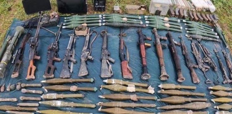 MSB: Irak'ın kuzeyinde PKK'ya ait çok sayıda silah, mühimmat ele geçirildi