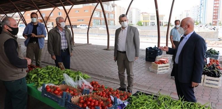 Bakan olakbayrakdar'dan pazar yerlerine ziyaret