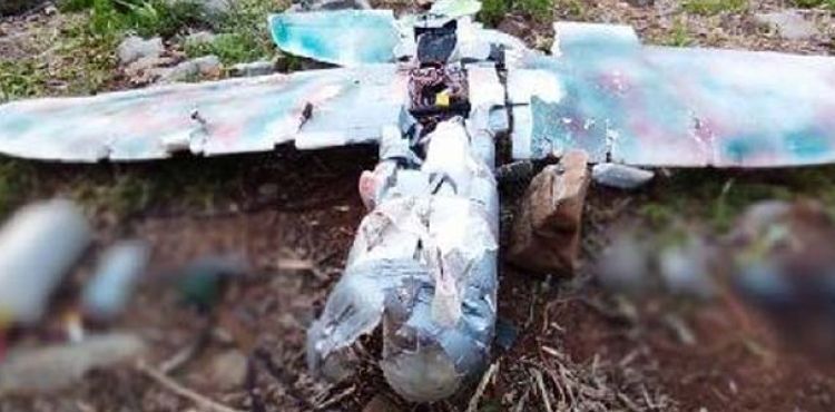 PKK'nın maket uçağı, vurularak düşürüldü