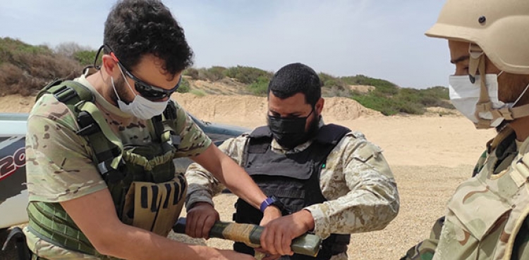 MSB: Libya'da mayn temizleme almalar devam ediyor