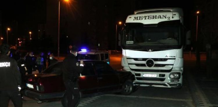 Çaldığı otomobille kaza yapınca yakalandı