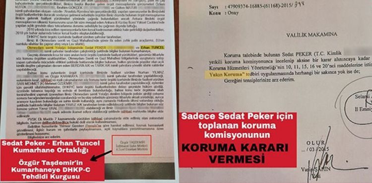 Sedat Peker'e koruma kararnda FET izi