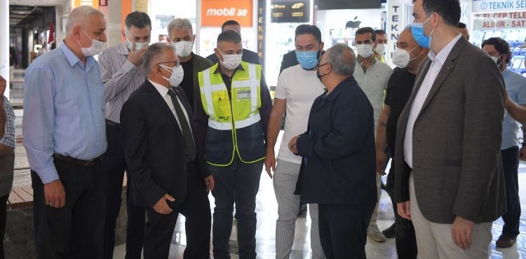 BÜYÜKŞEHİR’DEN YERALTI ÇARŞISI’NDA 10 MİLYON TL’LİK “MODERN” ÇALIŞMA