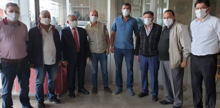 BAŞKAN BÜYÜKKILIÇ, YENİ HAL ESNAFINI ZİYARET ETTİ