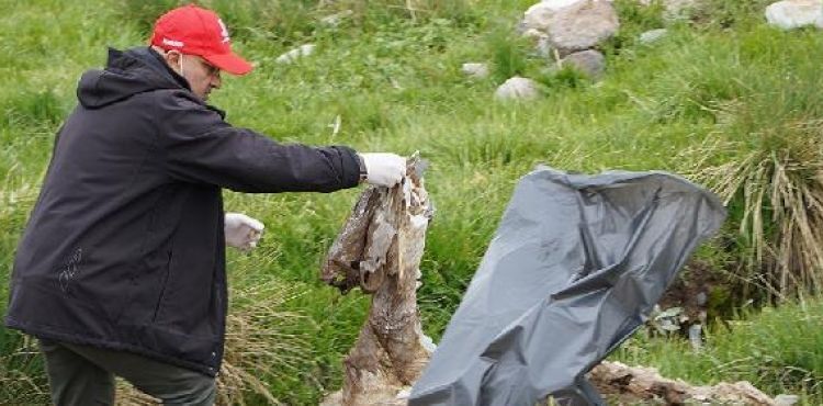 Erciyes'te, 4,3 ton çöp toplandı