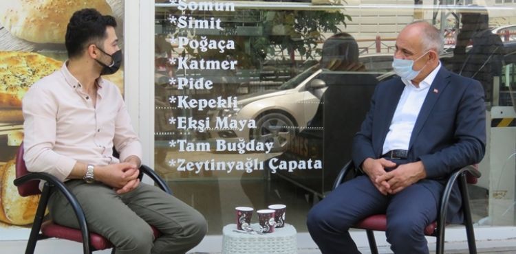 BAŞKAN ESAT ÖZTÜRK ESNAF ZİYARETLERİNE DEVAM EDİYOR