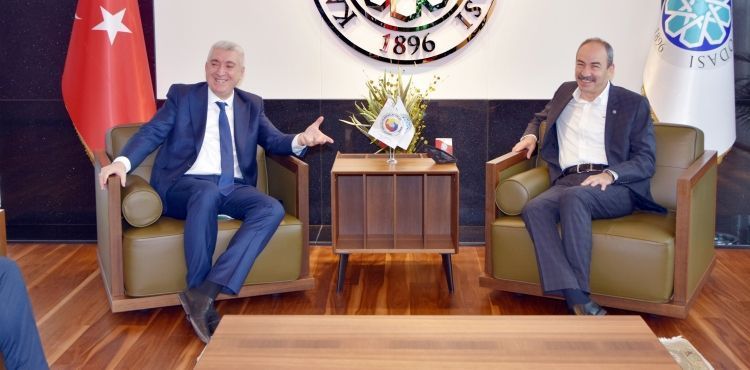 MHP İL BAŞKANI TOK VE YÖNETİMİNDEN KTO’YA ZİYARET