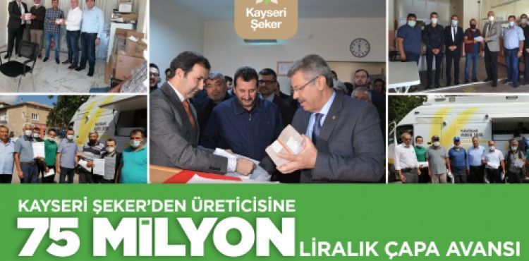 KAYSERİ ŞEKER’DEN ÇİFTÇİSİNE BÜYÜK DESTEK