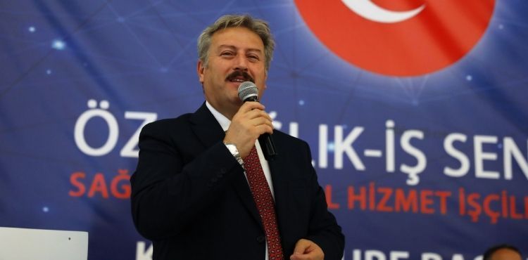 BAŞKAN PALANCIOĞLU ÖZ SAĞLIK-İŞ SENDİKASI GENEL KURULUNA KATILDI