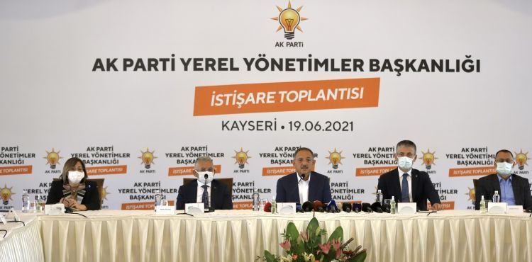 AK PARTİ YEREL YÖNETİMLER BAŞKANLIĞI İSTİŞARE TOPLANTISI KAYSERİ’DE YAPILDI