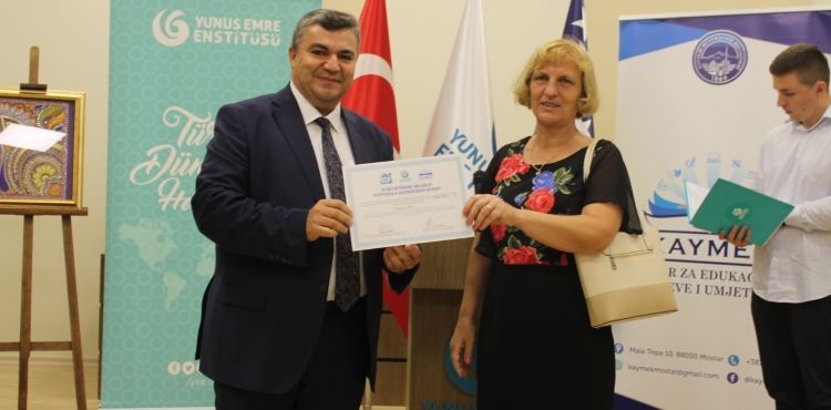 KAYMEK’TEN MOSTAR’DA YILSONU SERGİSİ VE SERTİFİKA TÖRENİ