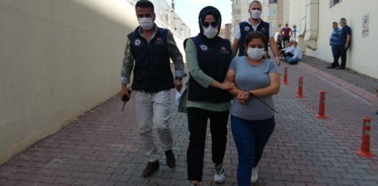 Kayseri'de yakalanan PKK'nın kadın sorumlusu adliyede