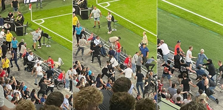 PSV - Galatasaray maçının devre arasında gerginlik