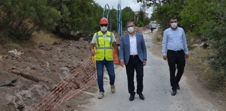 BAŞKAN ÖZDOĞAN HASAN DEDE CADDESİ’NDE