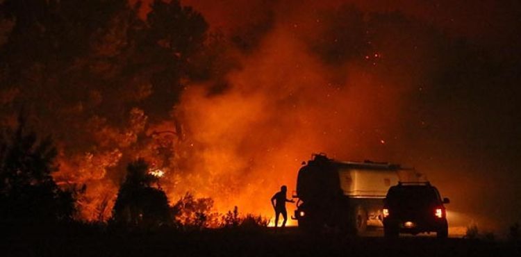 Manavgat'taki büyük yangın 5'inci gününde
