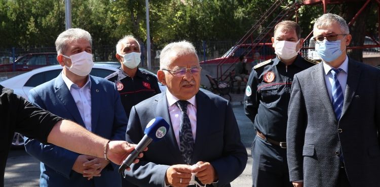 BÜYÜKKILIÇ’TAN İTFAİYEYE TEŞEKKÜR ZİYARETİ