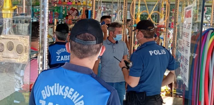 BÜYÜKŞEHİR ZABITASI’NDAN SAHABİYE’DE ESNAF DENETİMİ