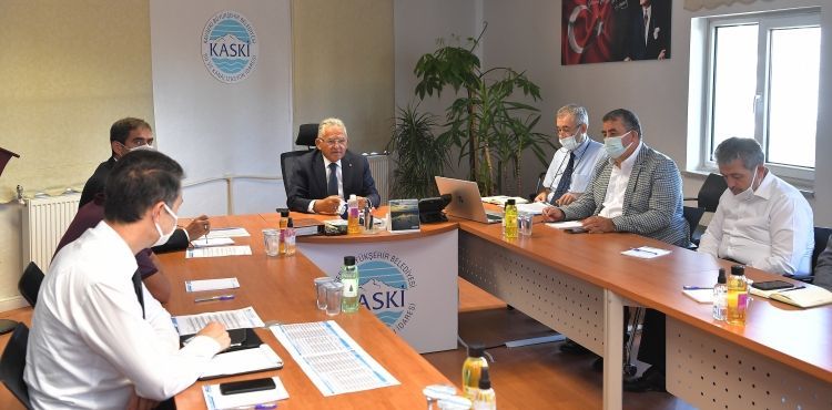 BAŞKAN BÜYÜKKILIÇ, KASKİ'NİN YÖNETİM KURULU TOPLANTISI’NA KATILDI