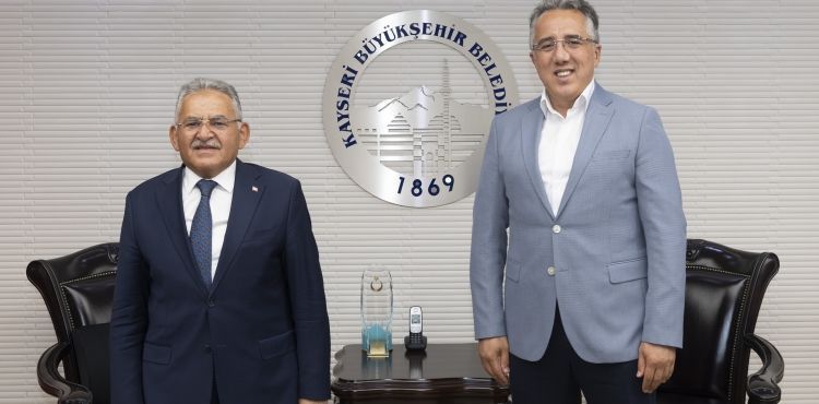NEVŞEHİR BELEDİYE BAŞKANI SAVRAN’DAN BAŞKAN BÜYÜKKILIÇ’A ZİYARET