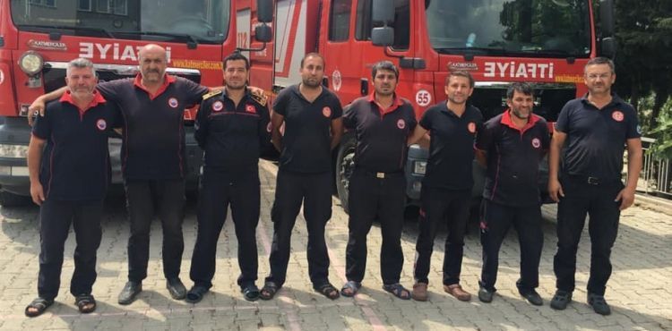 KAYSERİ İTFAİYESİ, MİLAS’TA TERMİK SANTRALİ KORUYOR