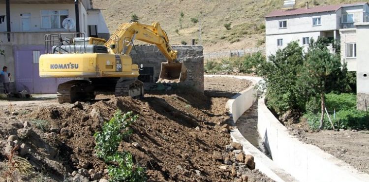 CEBİR MAHALLESİ'NDE DERE YATAĞI ISLAHI