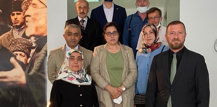İYİ PARTİLİ DAĞ VE YÖNETİMİNDEN DENİZ ÇAĞAN’A ZİYARET