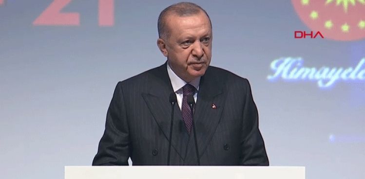  CUMHURBAKANI ERDOAN IDEF'21'DE KONUTU