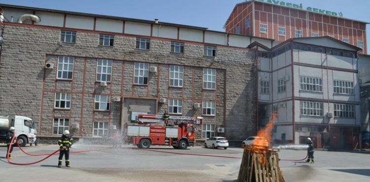 KAYSERİ ŞEKER’DE ACİL DURUM ve YANGIN TATBİKATI