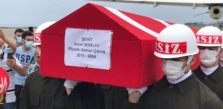 ŞEHİT UZMAN ÇAVUŞ ŞEBELEK’İN CENAZESİ, TRABZON’DA