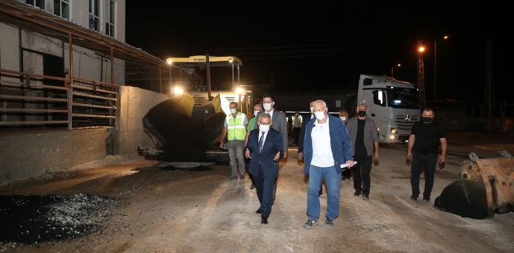 BAŞKAN BÜYÜKKILIÇ’IN GECE MESAİSİ
