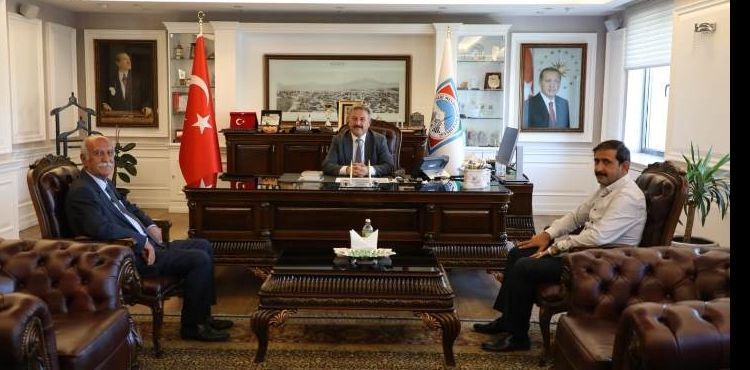 CEM EVİ BAŞKANI ABBAS TAN'DAN BAŞKAN PALANCIOĞLU'NA ZİYARET