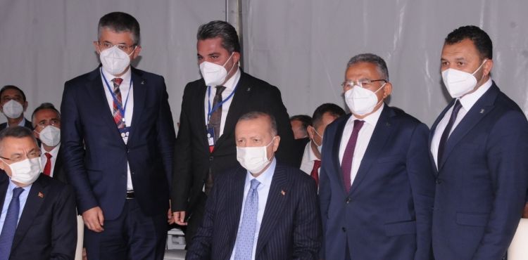 BAŞKAN BÜYÜKKILIÇ, KIRŞEHİR’DE CUMHURBAŞKANI ERDOĞAN İLE GÖRÜŞTÜ