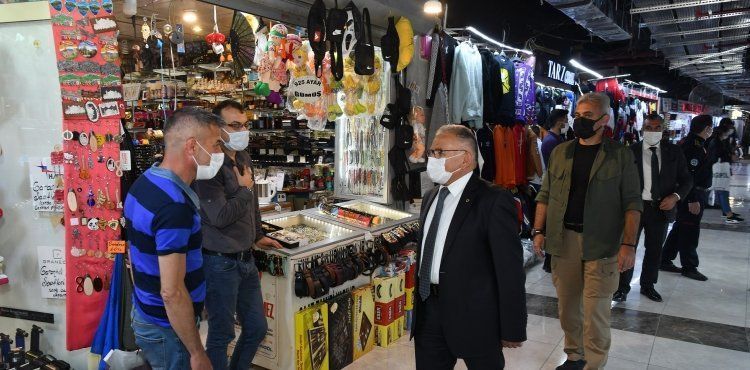 BAŞKAN BÜYÜKKILIÇ, 10 MİLYON TL YATIRIM YAPILAN YERALTI ÇARŞISI’NDA İNCELEMEDE BULUNDU, ESNAFI ZİYARET ETTİ