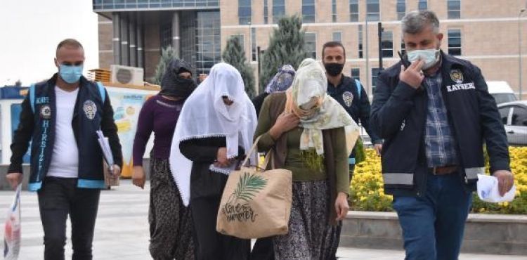 Hırsızlık şüphelisi 4 kadına suçüstü