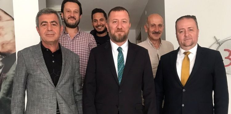 YÜCEL VE POLAT’TAN BAŞKAN DENİZ ÇAĞAN’A ZİYARET