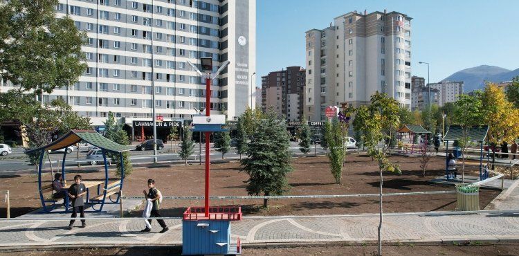 TALAS’IN PARKLARINI KEDİ VE KUŞ EVLERİ SÜSLÜYOR